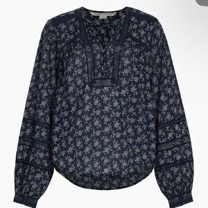 Veronica Beard NWT Kent Cotton Floral Blouse in size 0
